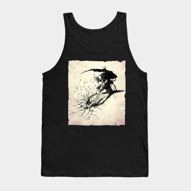 Death Dealing Jolt Tank Top by Hellustrations